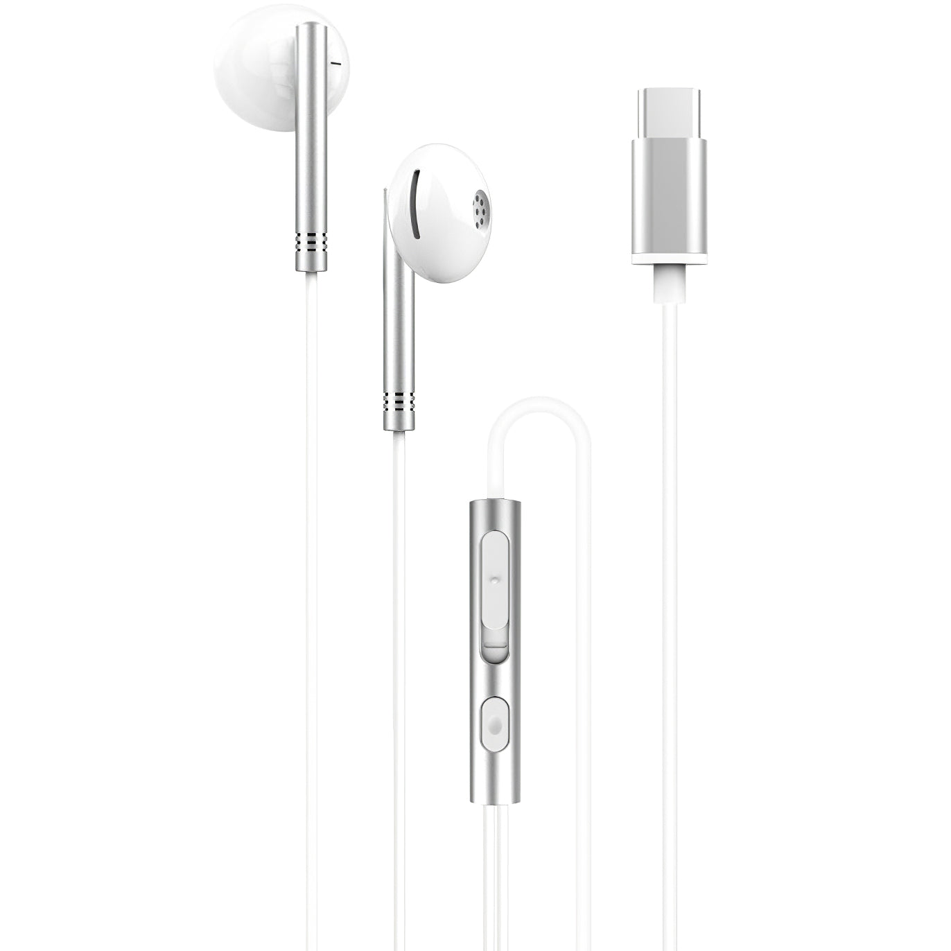 Handsfree USB-C XO Design EP29, Argento