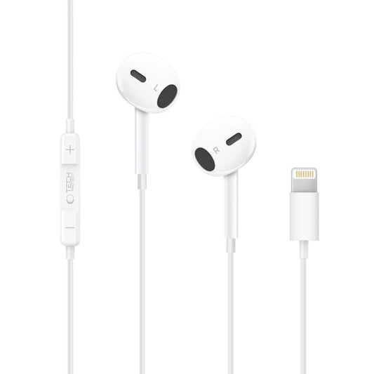 Auricolari Lightning Tech-Protect Ultraboost Core G2, Bianco