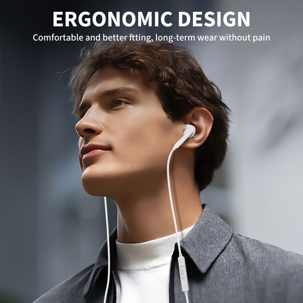 Auricolari Lightning Tech-Protect Ultraboost Core G2, Bianco