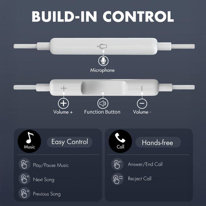 Auricolari Lightning Tech-Protect Ultraboost Core G2, Bianco