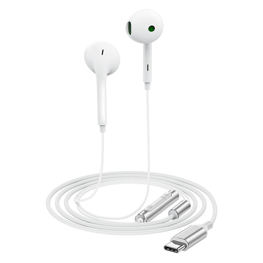Handsfree USB-C Acefast L7, Bianco