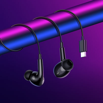 Auricolari USB-C Borofone BM100 Pro Fuente, Nero