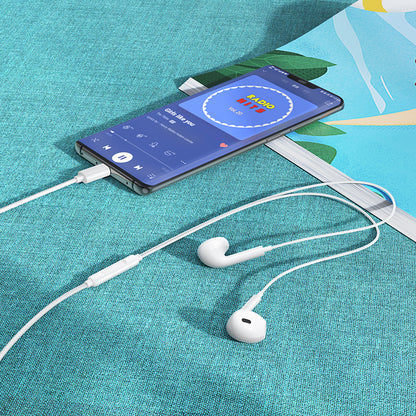 Auricolari USB-C Borofone BM100 Max Fuente, Bianco