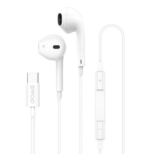 Auricolari USB-C BWOO HF175, Bianco