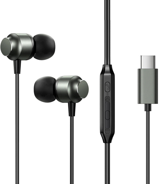 Handsfree USB-C Joyroom JR-EC06, Gray