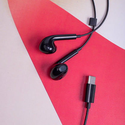 Handsfree USB-C MaXlife MXEP-04, Nero