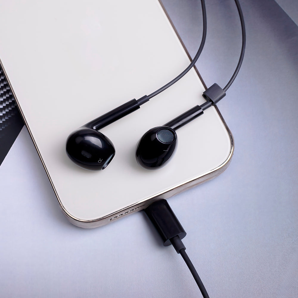 Handsfree USB-C MaXlife MXEP-04, Nero