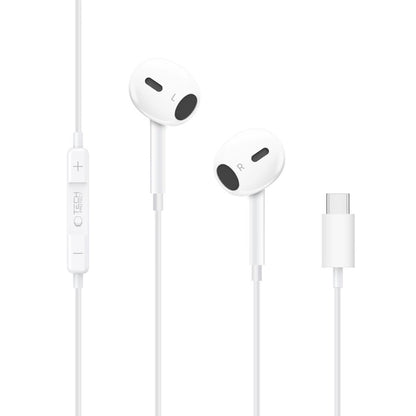 Auricolare USB-C Tech-Protect Ultraboost Core G2, Bianco