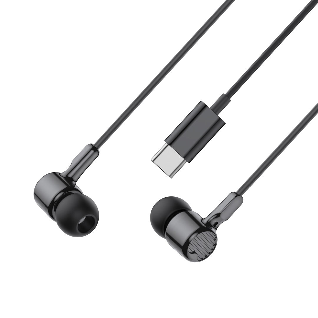 Handsfree USB-C XO Design EP81, Nero