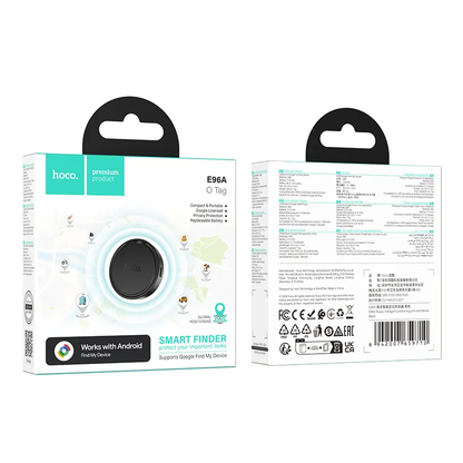 HOCO SmartTag E96A per la serie Android, Nero