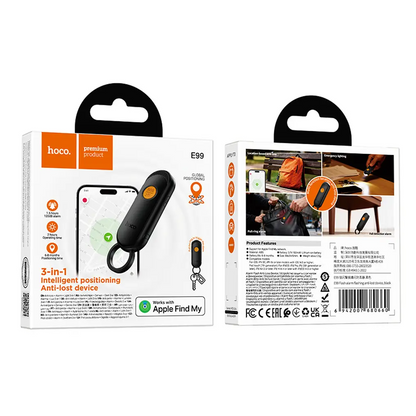 HOCO SmartTag E99 Flash per iOS Series, Nero
