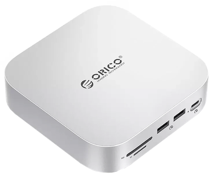 Hub Multifunzionale Orico MiniLink M48PR per Apple Mac Mini M4, 9in1, Argento