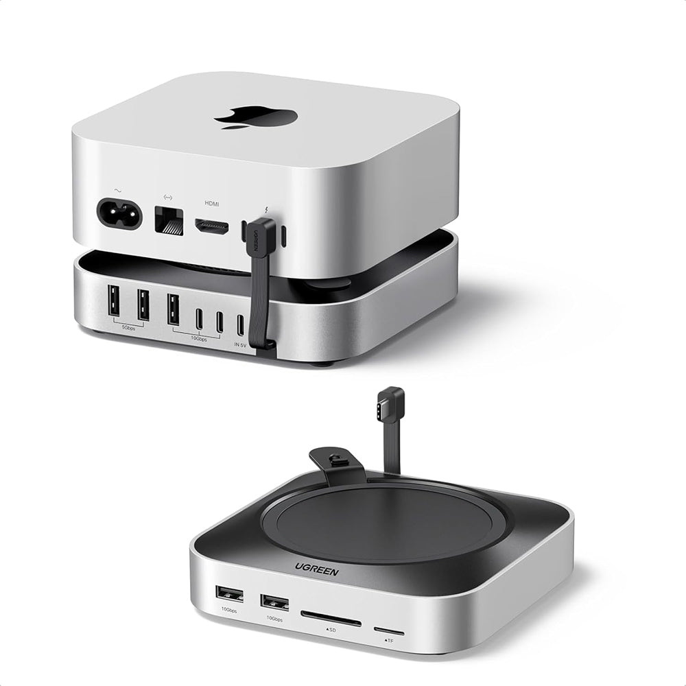 Hub Multifunzionale UGREEN CM841A (95094) per Apple Mac Mini M4 / Pro, 10in1, Grigio