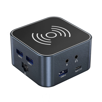 Hub Multifunzionale WZK WHBC09Y8S, 12in1, Grigio