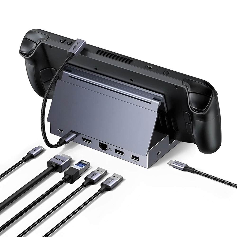 Hub Support UGREEN 75126 per Console Portatile, Grigio