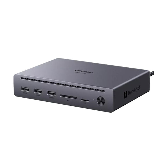 Hub Thunderbolt UGREEN U712, 10in1, Grigio