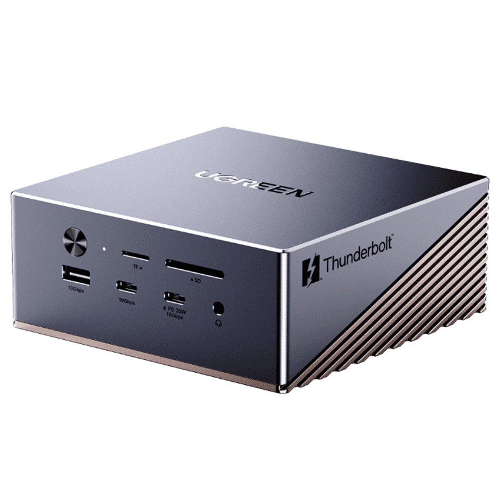 Hub Thunderbolt UGREEN U716, 17in1, Grigio