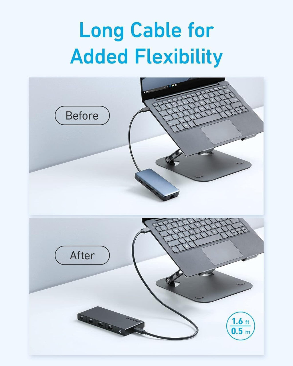 Hub USB-C Anker, 1 x USB-A 3.0 - 2 x USB-A - 3 x USB-C - 2 x HDMI - 1 x RJ45 - 1 x SD, Nero A83A2G11