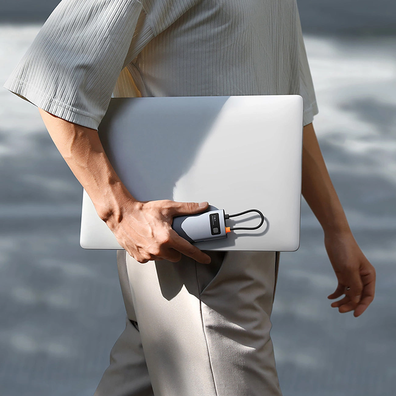 Hub USB-C Baseus Metal Gleam, 3 x USB-A 3.0 - 1 x USB-C - 1 x HDMI - 1 x SD - 1 x microSD, Grigio B00030708811-01