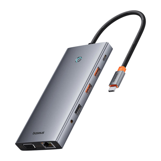 Hub USB-C Baseus PortalJoy, 13in1, Grigio B00053002811-01