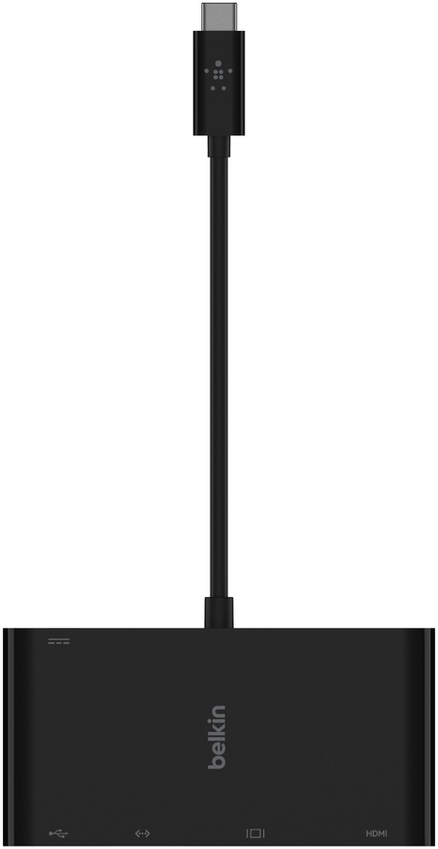 Hub USB-C Belkin Connect, 1 x USB-A 3.0 - 1 x USB-C - 1 x HDMI - 1 x VGA - 1 x RJ45, Nero AVC004btBK