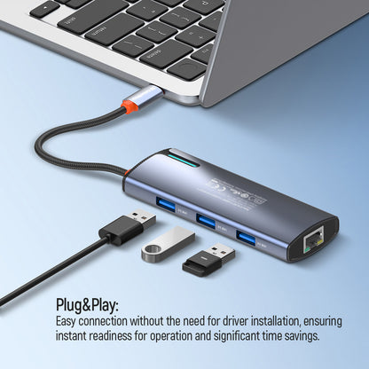 ColorWay CW-HUB02 USB-C Hub, 6in1, Silver