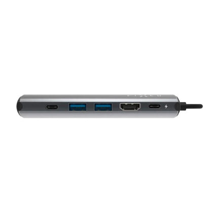Hub USB-C Fixed Pro, 6in1, Grigio