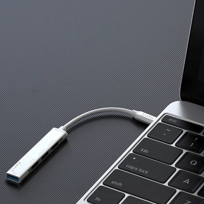 Hub USB-C HAVIT HB41, 4in1, Argento