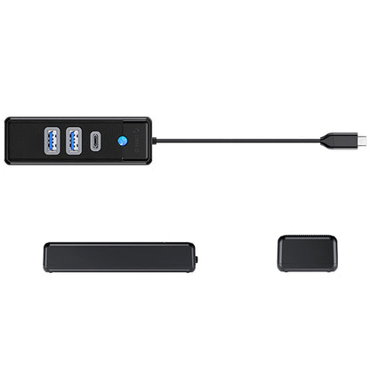 Orico PWC2U-C3 USB-C Hub, 2 x USB-A 3.0 - 1 x USB-C, Black