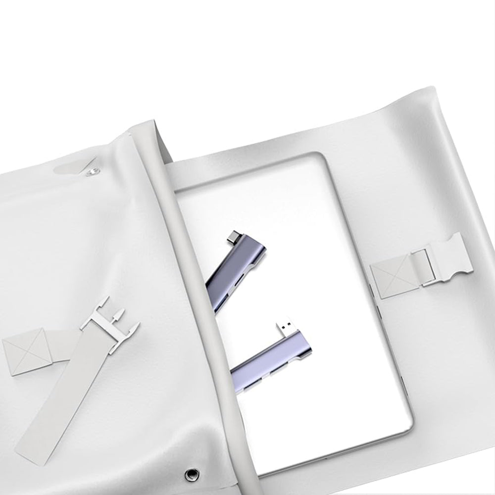 Hub USB-C Techsuit H13 ZenithDock, 4in1, Grigio