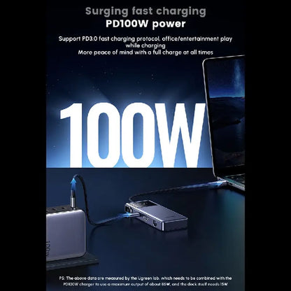 Hub USB-C UGREEN CM888 (45155) Uno, 6in1, Grigio