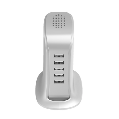 Caricatore Stazione Dudao A5EU, 25W, 5A, 5 x USB-A, Bianco