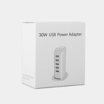 Caricatore Stazione Dudao A5EU, 25W, 5A, 5 x USB-A, Bianco