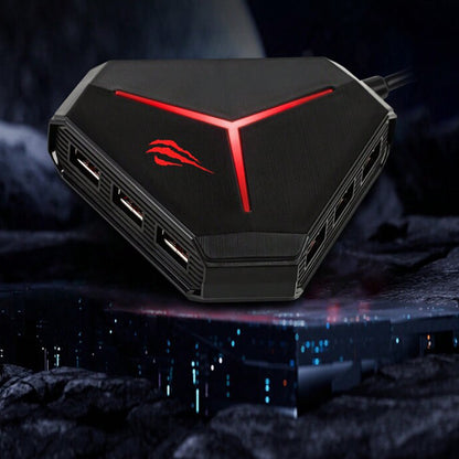 Hub USB HAVIT H95, 10in1, Nero