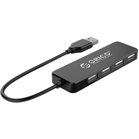 Hub USB Orico FL01, 4 x USB-A, Nero