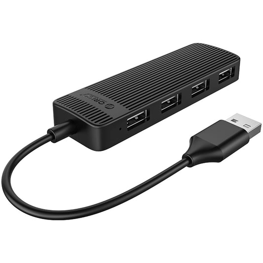 Hub USB Orico FL02, 4 x USB-A, Nero
