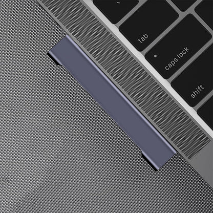 Hub USB Techsuit H14 ZenithDock, 4in1, Grigio