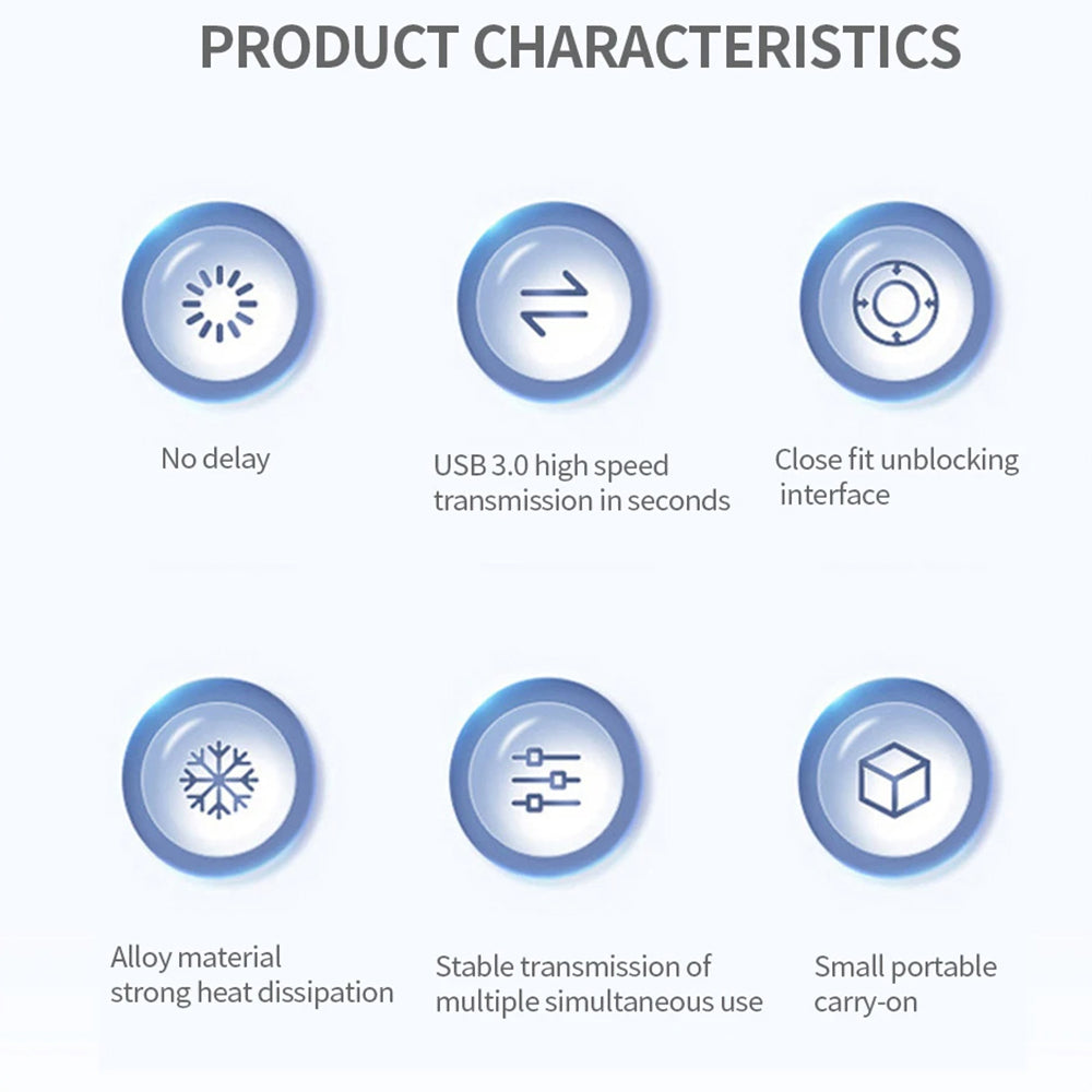 Hub USB Techsuit H14 ZenithDock, 4in1, Grigio