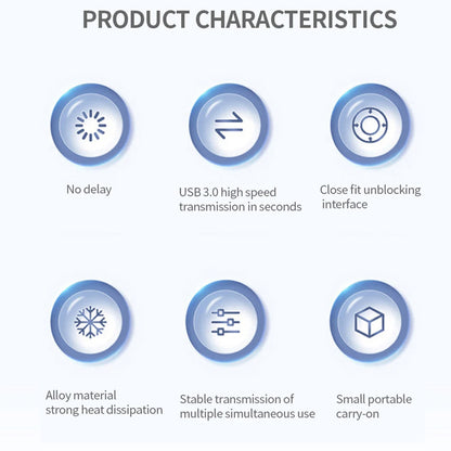 Hub USB Techsuit H14 ZenithDock, 4in1, Grigio