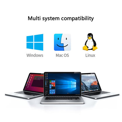 Hub USB / USB-C Yesido HB20, 5in1, Grigio