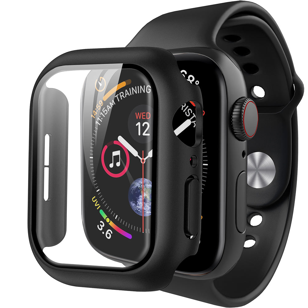 Custodia Anank Screen Guard per Apple Watch Series 7 41mm, Nera