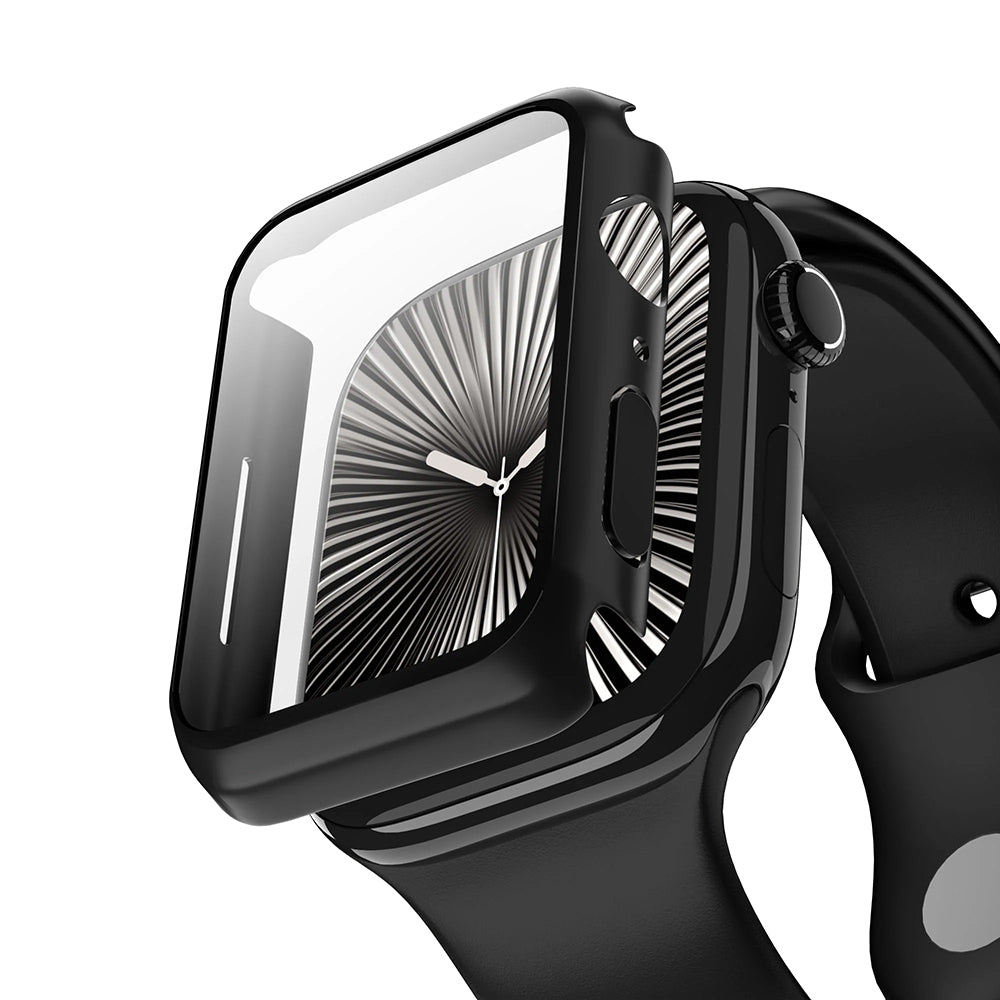 Custodia Anank Screen Guard per Apple Watch Series 7 41mm, Nera