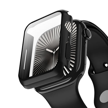 Custodia Anank Screen Guard per Apple Watch Series 7 41mm, Nera