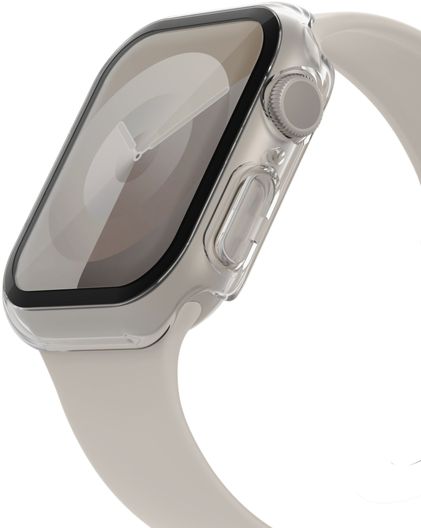 Custodia Belkin ScreenForce TemperedCurve per Apple Watch 44mm / 45mm Series, Trasparente OVG004zzCL-REV