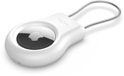 Custodia Belkin Wire Cable per Apple AirTag, Bianca MSC009btWH