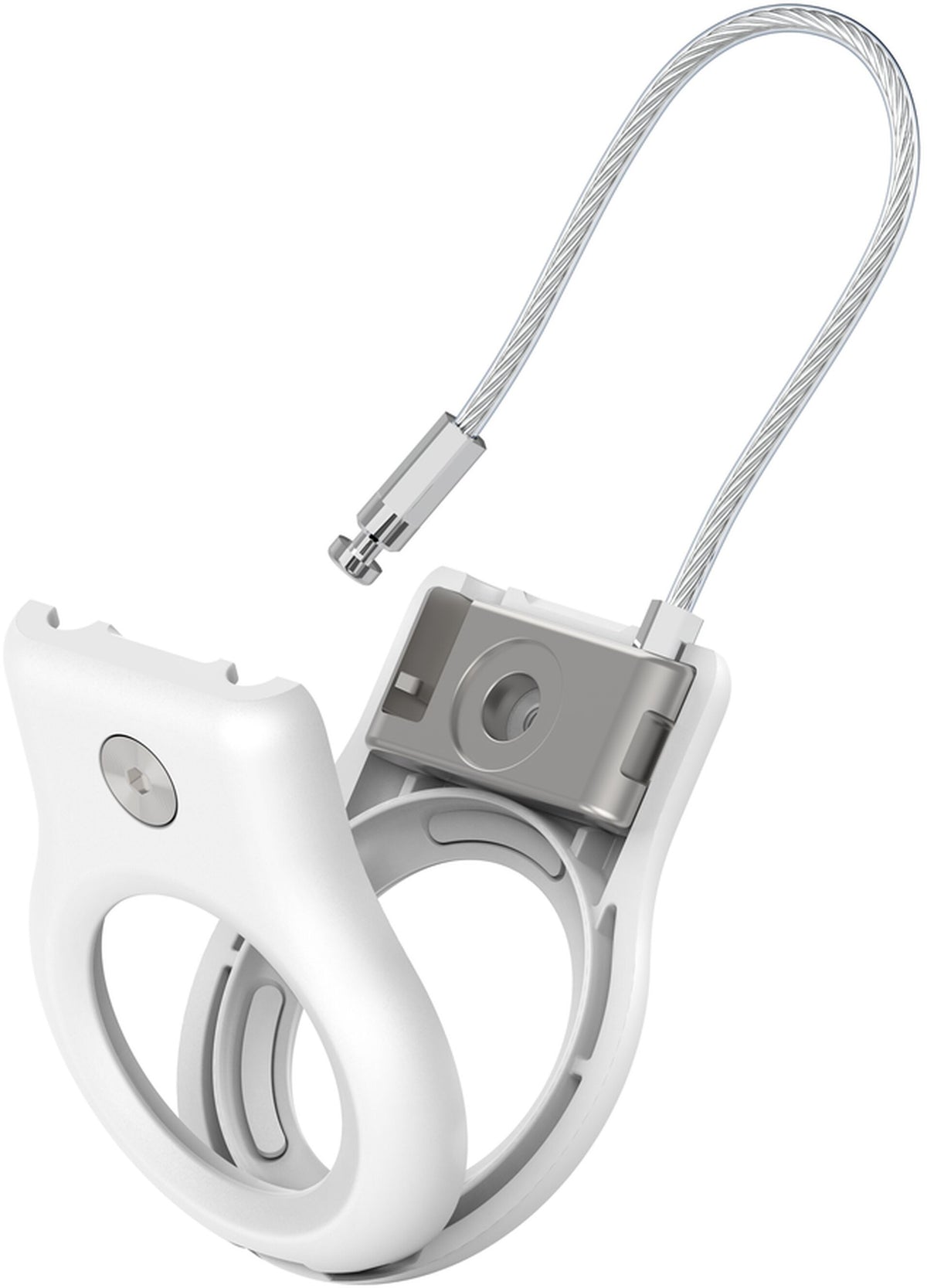 Custodia Belkin Wire Cable per Apple AirTag, Bianca MSC009btWH