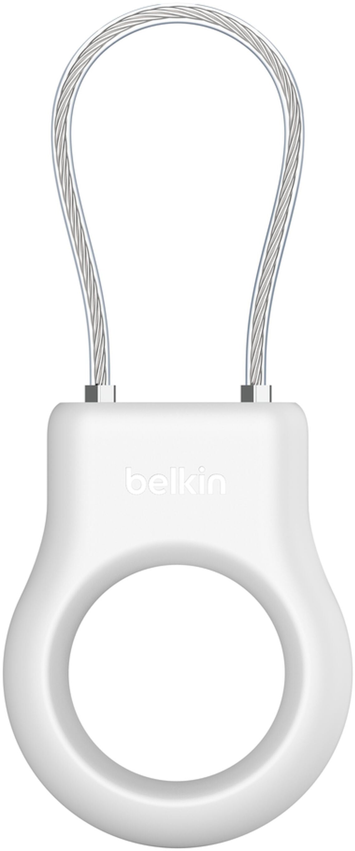 Custodia Belkin Wire Cable per Apple AirTag, Bianca MSC009btWH