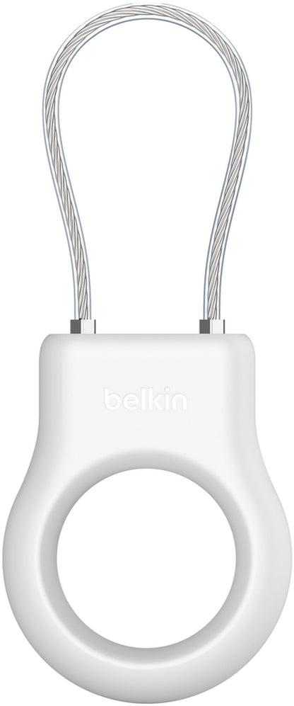 Custodia Belkin Wire Cable per Apple AirTag, Bianca MSC009btWH