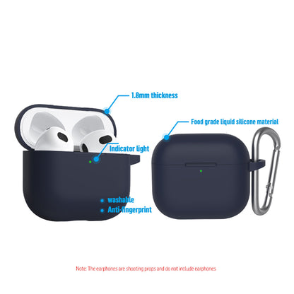Custodia Blueo Liquid per Apple AirPods 3, Blu