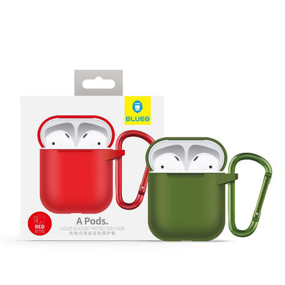 Custodia Blueo Liquid per Apple AirPods Gen 1, Nera